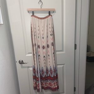 Flying Tomato Aztec Printed Maxi Skirt